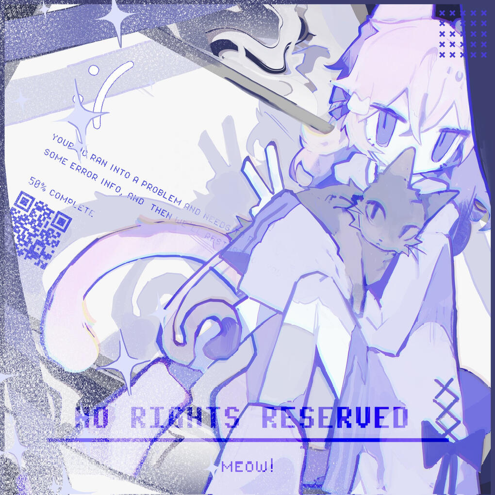 glitchcat - no rights reserved